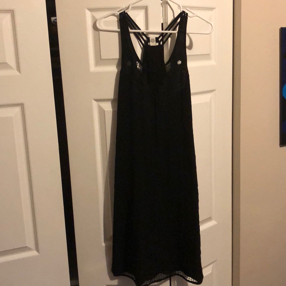 Black swimsuit cover up